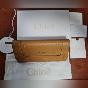 Chloe Long Wallet in Sugar Brown Color